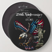 Keepsake Anniversary 250th USA Button (Vorne & Hinten)