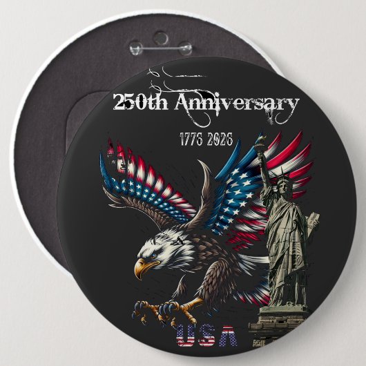 Keepsake Anniversary  250th USA Button (Vorne & Hinten)