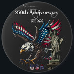 Keepsake Anniversary  250th USA Button<br><div class="desc">Celebrate a monumental milestone with our Keepsake Anniversary 250th USA Button, a perfect tribute to the rich history and enduring spirit of the United States. Crafted with high-quality materials, this commemorative button features a striking design that captures the essence of this significant anniversary. Whether you're attending a celebration or looking...</div>