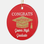 Keepsake! Congrats Any Graduate Ceramic Ornament (Links)