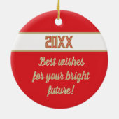 Keepsake! Congrats Any Graduate Ceramic Ornament (Hinten)