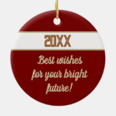 Keepsake! Congrats Any Graduate Ceramic Ornament (Hinten)