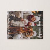 Keepsake I Family Name Personalized Photo Puzzle (Horizontal)