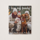 Keepsake I Family Name Personalized Photo Puzzle (Vertikal)