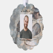 Keepsake Memorial Memory Card Baseball Sport Ornament Karte (Links)