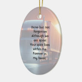 Keepsake Memorial Semi-Truck Tractor-trailer Keramik Ornament (Links)
