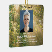 Keepsake Memorial Sunshine Golden Forest Keramikornament (Rechts)