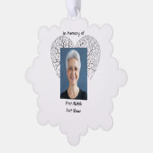 Keepsake Memorial  Tree of Life Heart Love Ornament Karte (Linke Ecke)