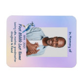 Keepsake Memorial Watercolor Bluejay Garden Magnet (Horizontal)