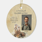 Keepsake Memorial  Watercolor Seals Animals Keramik Ornament (Links)