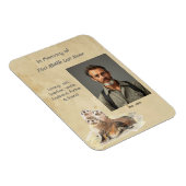 Keepsake Memorial Watercolor Seals Animals Magnet (Rechte Seite)