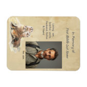 Keepsake Memorial Watercolor Seals Animals Magnet (Horizontal)
