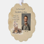 Keepsake Memorial Watercolor Seals Animals Ornament Karte (Links)