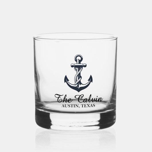 Keepsake Ships Anchor Whiskyglas (Vorderseite)