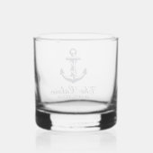Keepsake Ships Anchor Whiskyglas (Rückseite)