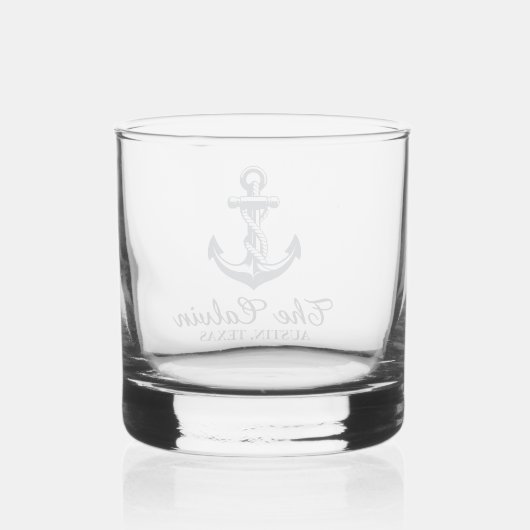 Keepsake Ships Anchor Whiskyglas (Rückseite)