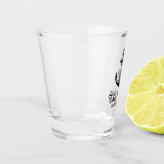 Keepsake Ships Wheel Schnapsglas (Links)