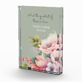 Keepsake Wedding Gift! Custom Love Fotoblock (Rechts)