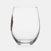 Keepsake Wine Glass with Any Photo Weinglas Ohne Stiel (Links)