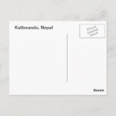 Keepsakes von Boudhanath Postkarte (Rückseite)