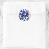 Keepyme Runder Aufkleber (Tasche)