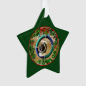 Kees Agility Xmas Ornament 2 (Vorderseite)