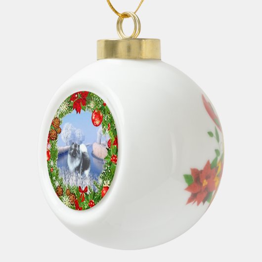 Kees am Snowy Canal Ornament (Rechts)