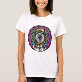 Kees auf lila Mandala-Shirt T-Shirt
