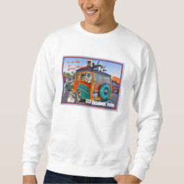 Kees in einem Woodie Wagon Sweatshirt