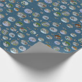 Kees Landschaftliches Wrapping Paper — 1 großes Bl Geschenkpapier (Ecke)