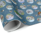 Kees Landschaftliches Wrapping Paper — 1 großes Bl Geschenkpapier (Rolleneckpunkt)