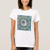 Kees on bluegreen mandala T Shirt (Vorderseite)
