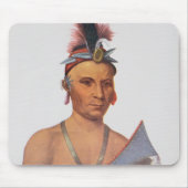 Keesheswa oder "der Sun", ein Fox-Leiter Mousepad (Vorne)
