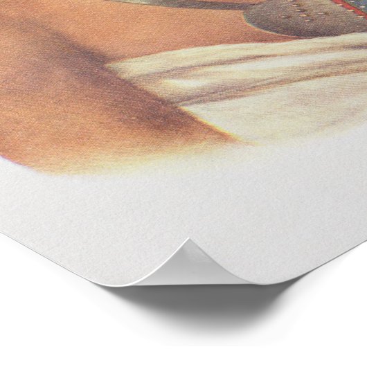 Keesheswa oder "The Sun", ein Fuchsleiter Poster (Ecke)