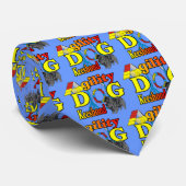 Keeshond Agility Geschenke Krawatte (Gerollt)
