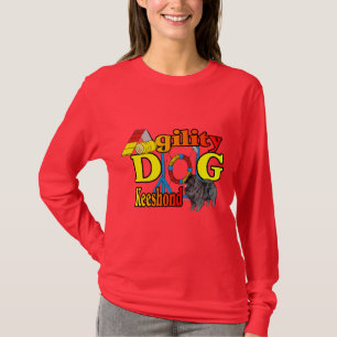 Keeshond Agility Geschenke T-Shirt