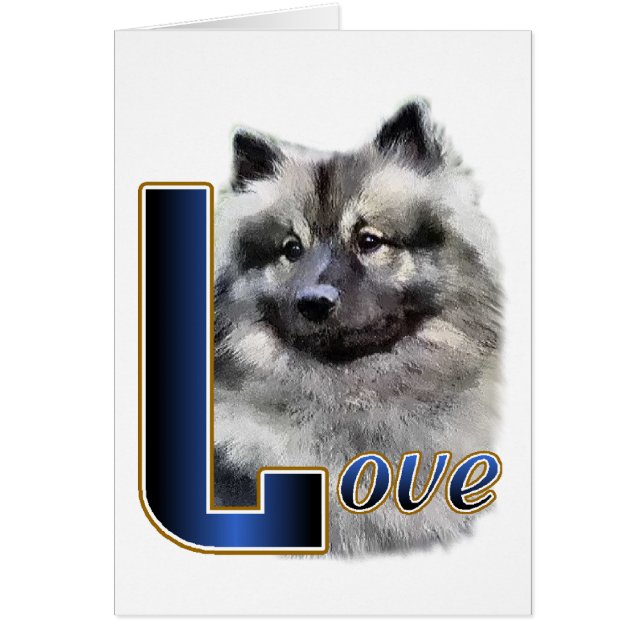 Keeshond Art Geschenke (Vorne)