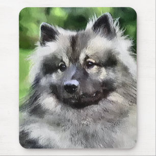 Keeshond Art Geschenke Mousepad
