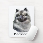 Keeshond Art Geschenke Mousepad (Mit Mouse)