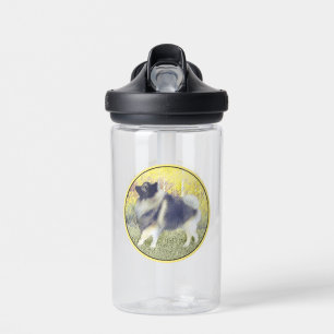 Keeshond Aspen Malerei - Süße Original-Hunde-Kunst Trinkflasche