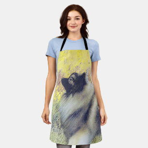 Keeshond Aspen Malerei - Süße originelle Hundekuns Schürze