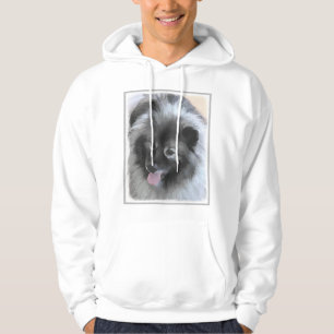 Keeshond Bailey Painting - Niedliche Original Dog Hoodie
