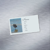 Keeshond Ballettfotos - Niedliche Original Dog Art Magnetische Visitenkarte (Beispiel)