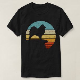 Keeshond Besitzer Retro Vintage 60er 70er Hunde Li T-Shirt