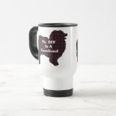 Keeshond BESTE FREUNDIN Geschenke Reisebecher (Vorderseite Links)