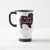 Keeshond BESTE FREUNDIN Geschenke Reisebecher (Links)