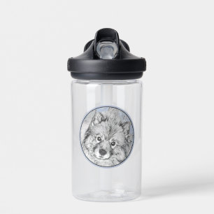 Keeshond-Beth-Gemälde - Süße originelle Hundekunst Trinkflasche