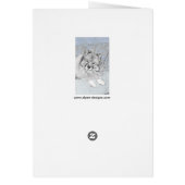 Keeshond Beth Painting - Niedliche Originalkunst d (Hinten)