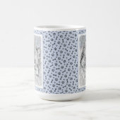 Keeshond Beth Painting - Niedliche Originalkunst d Kaffeetasse (Mittel)
