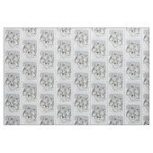 Keeshond Beth Painting - Niedliche Originalkunst d Stoff (Fat Quarter (45,7 x 55,9 cm))